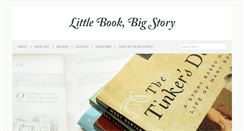 Desktop Screenshot of littlebookbigstory.com